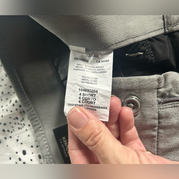 NWOT Lee Flex Motion Trousers in Ash Heather; Short - Picture 3 of 5